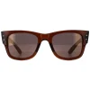 Ray-Ban Sunglasses RB0840S Mega Wayfarer 663693 Transparent Brown and