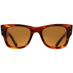 Ray-Ban Sunglasses RB0840S Mega Wayfarer 954/33 Polished Striped Havan