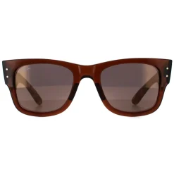 Ray-Ban Sunglasses RB0840S Mega Wayfarer 663693 Transparent Brown and