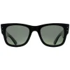 Ray-Ban Sunglasses RB0840S Mega Wayfarer 901/58 Polished Black Green P