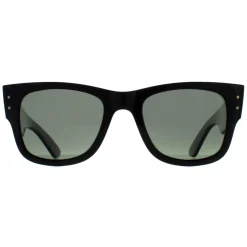 Ray-Ban Sunglasses RB0840S Mega Wayfarer 901/58 Polished Black Green P