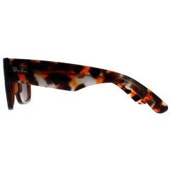 Ray-Ban Sunglasses RB0840S Mega Wayfarer 663693 Transparent Brown and