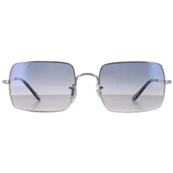 Ray-Ban Sunglasses Rectangle RB1969 914978 Silver Blue Gradient Grey P
