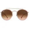 Ray-Ban Sunglasses Round Double Bridge 3647N 9069A5 Pink Pink Gradient