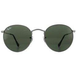 Ray-Ban Sunglasses Round Metal 3447 029 Gunmetal Green 50