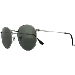 Ray-Ban Sunglasses Round Metal 3447 029 Gunmetal Green 50