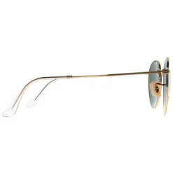 Ray-Ban Sunglasses Round Metal 3447 001 Gold Green 53mm
