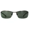 Rayban Sunglasses Top Bar 3183 Gunmetal Polarized Green 004/9A