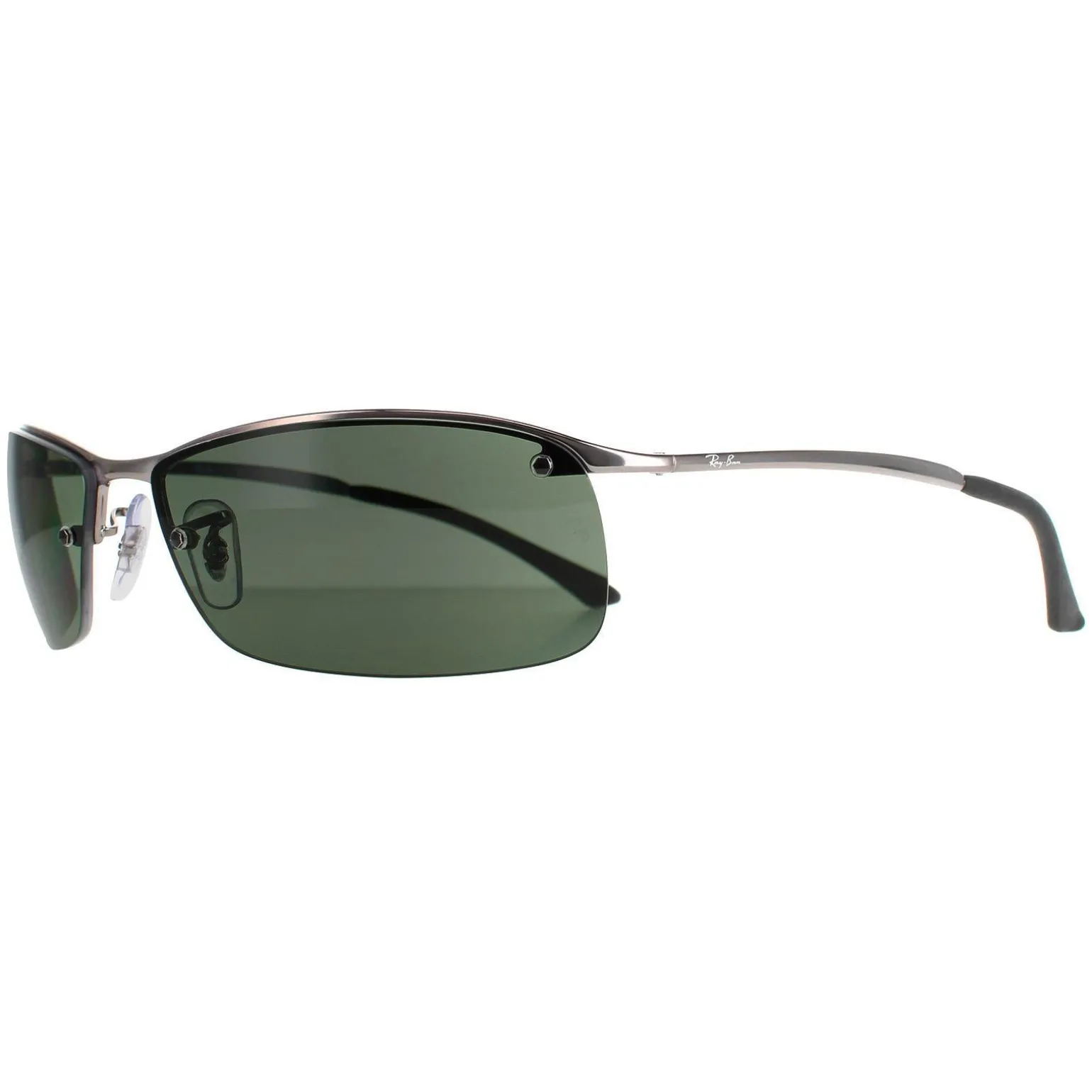 Rayban Sunglasses Top Bar 3183 Gunmetal Polarized Green 004/9A