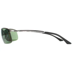 Rayban Sunglasses Top Bar 3183 Gunmetal Polarized Green 004/9A