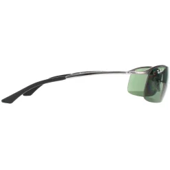 Rayban Sunglasses Top Bar 3183 Gunmetal Polarized Green 004/9A
