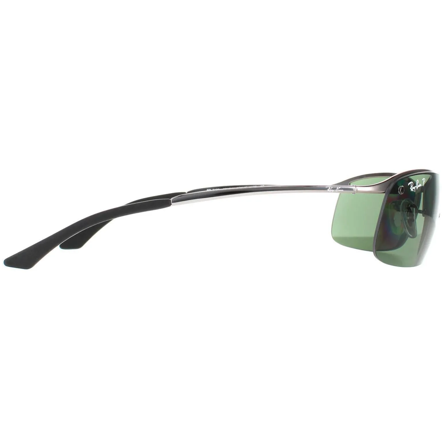 Rayban Sunglasses Top Bar 3183 Gunmetal Polarized Green 004/9A