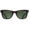 Ray-Ban Sunglasses Wayfarer 2140 Tortoise Green G-15 Polarized Medium
