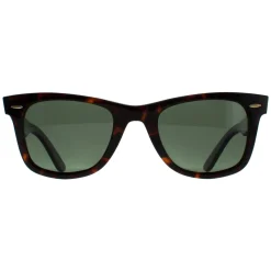 Ray-Ban Sunglasses Wayfarer 2140 Tortoise Green G-15 Polarized Medium