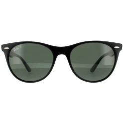 Ray-Ban Sunglasses Wayfarer II RB2185 901/58 Black G-15 Green Polarize