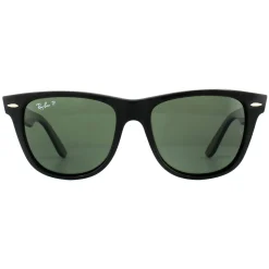 Ray-Ban Sunglasses Wayfarer 2140 901/58 Black Green G-15 Polarized Med