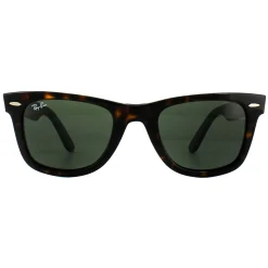 Ray-Ban Sunglasses Wayfarer 2140 902 Tortoise Green G-15 Medium 50mm