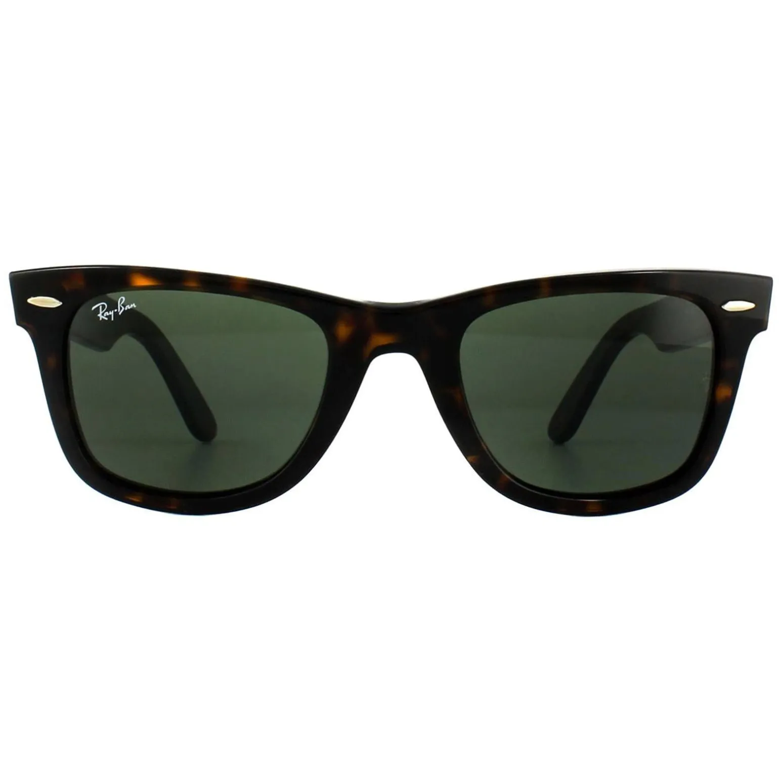 Ray-Ban Sunglasses Wayfarer 2140 902 Tortoise Green G-15 Medium 50mm