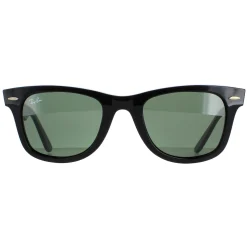 Ray-Ban Sunglasses Wayfarer 2140 901 Black Green G-15 Medium 50mm