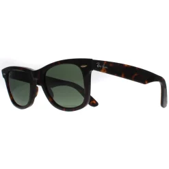 Ray-Ban Sunglasses Wayfarer 2140 Tortoise Green G-15 Polarized Medium