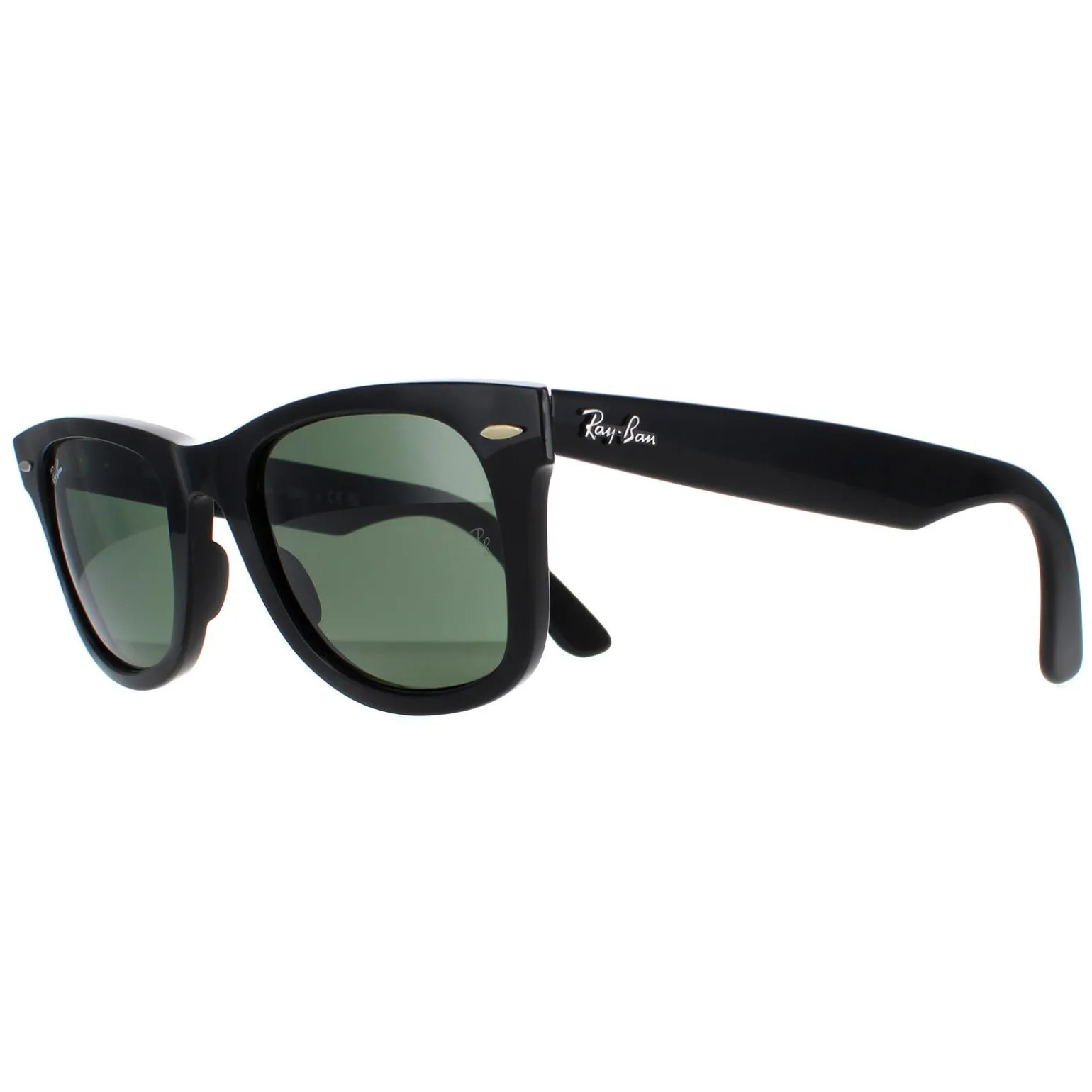 Ray-Ban Sunglasses Wayfarer 2140 901 Black Green G-15 Medium 50mm