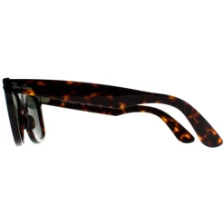 Ray-Ban Sunglasses Wayfarer 2140 Tortoise Green G-15 Polarized Medium
