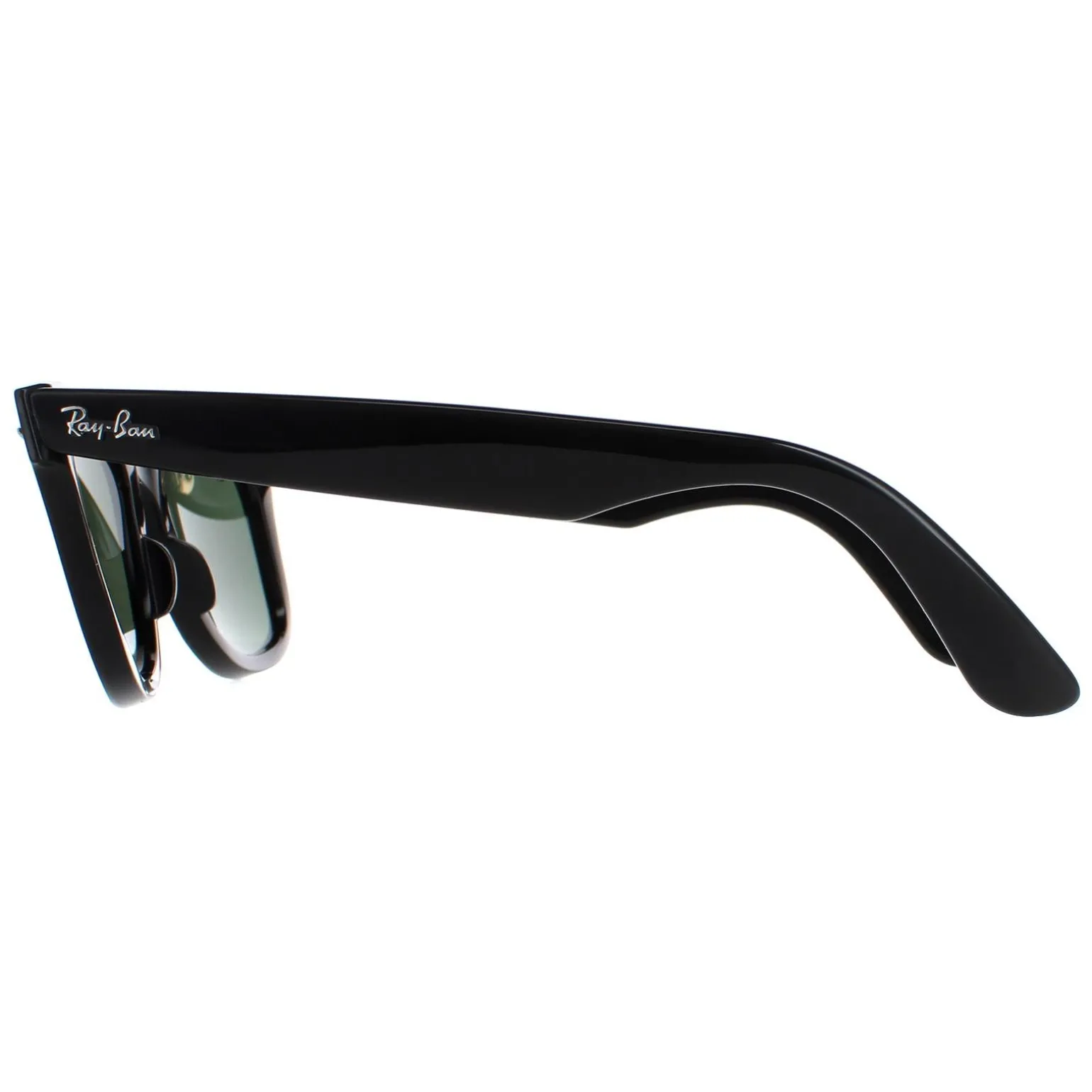 Ray-Ban Sunglasses Wayfarer 2140 901 Black Green G-15 Medium 50mm