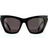 Saint Laurent Sunglasses SL 214 KATE 001 Black Grey