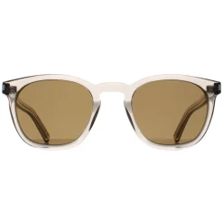 Saint Laurent Sunglasses SL28 047 Transparent Beige Brown