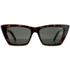 Saint Laurent Sunglasses SL 276 MICA 002 Dark Havana Grey
