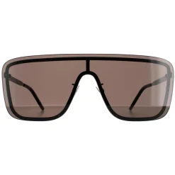 Saint Laurent Sunglasses SL364 MASK 002 Black Dark Grey