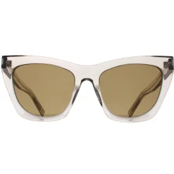 Saint Laurent Sunglasses SL214 Kate 032 Transparent Beige Brown