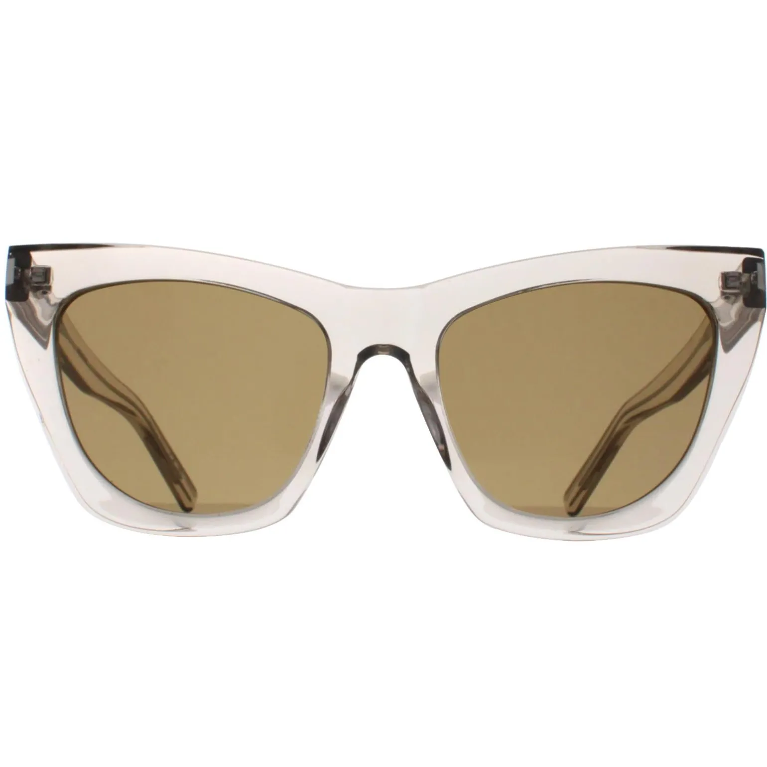 Saint Laurent Sunglasses SL214 Kate 032 Transparent Beige Brown