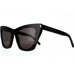 Saint Laurent Sunglasses SL 214 KATE 001 Black Grey