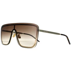 Saint Laurent Sunglasses SL 364 MASK 006 Gold Brown Gradient