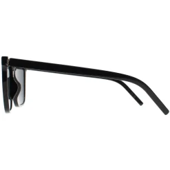 Saint Laurent Sunglasses SL M146 001 Shiny Black Dark Grey