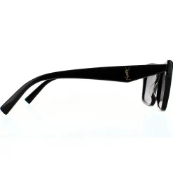 Saint Laurent Sunglasses SL M104 001 Shiny Black Grey Gradient