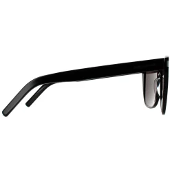 Saint Laurent Sunglasses SL 1 SLIM 001 Black Grey Smoke