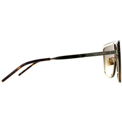Saint Laurent Sunglasses SL 364 MASK 006 Gold Brown Gradient