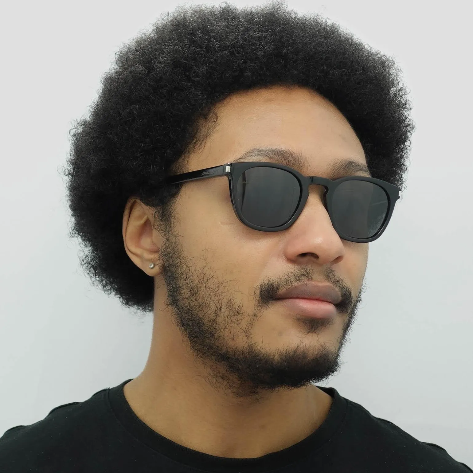 Saint Laurent Sunglasses SL28 002 Black Smoke