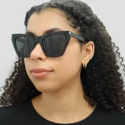 Saint Laurent Sunglasses SL 214 KATE 001 Black Grey
