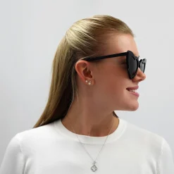 Saint Laurent Sunglasses SL 181 LOU LOU 001 Black Grey