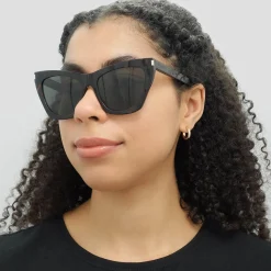 Saint Laurent Sunglasses SL 214 KATE 006 Havana Grey