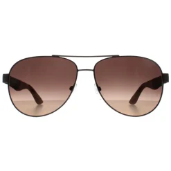 Salvatore Ferragamo Sunglasses SF275S 071 Matte Dark Ruthenium Grey Br