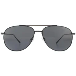 Salvatore Ferragamo Sunglasses SF201S 002 Matte Black Grey