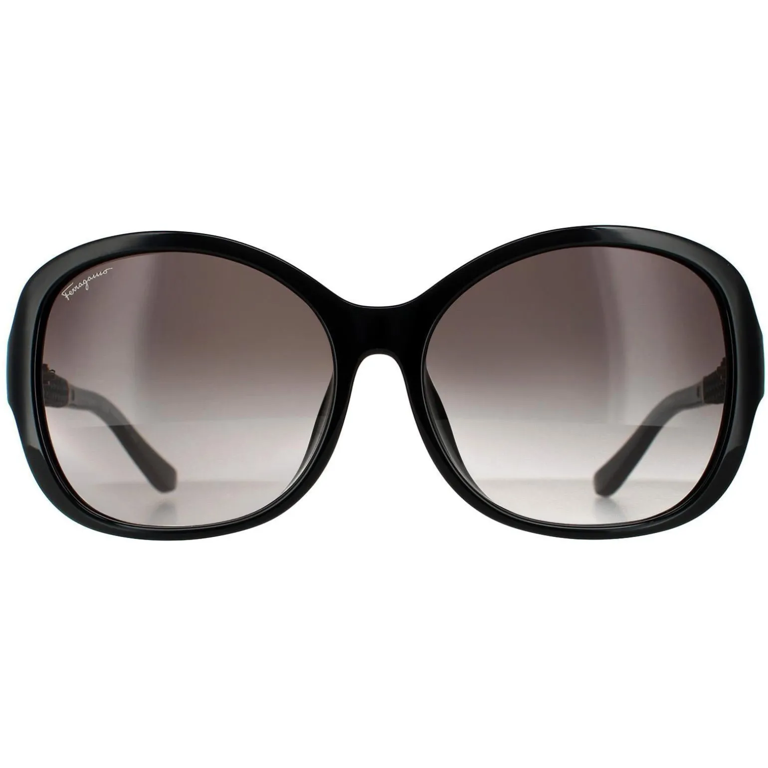 Salvatore Ferragamo Sunglasses SF744SLA 001 Black Grey Gradient