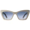 Salvatore Ferragamo Sunglasses SF1081SE 103 Ivory Blue Gradient