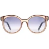 Salvatore Ferragamo Sunglasses SF833S 290 Crystal Nude Beige Light Gre