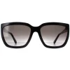 Salvatore Ferragamo Sunglasses SF1018S 001 Black Grey Gradient