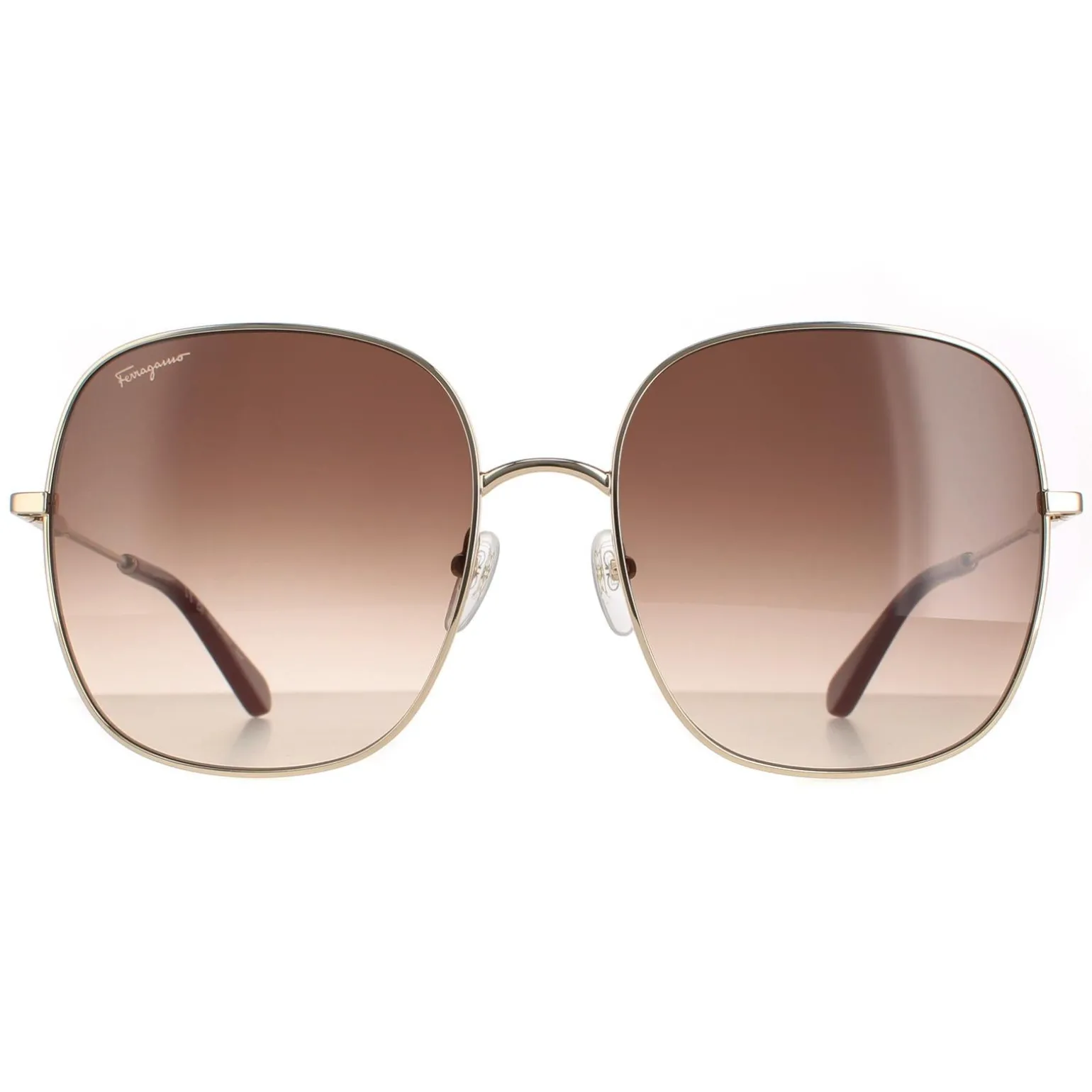 Salvatore Ferragamo Sunglasses SF300S 703 Gold Brown Gradient